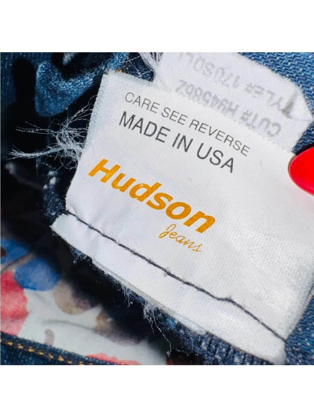 Hudson 170SOLL Signature Bootcut Flare Jeans Size 28 Low Rise Y2K Boho Dark Wash